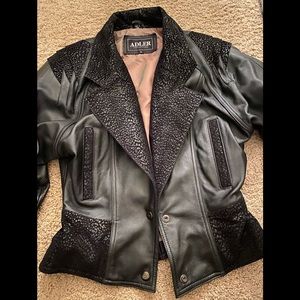 Vintage women’s Adler leather jacket size S